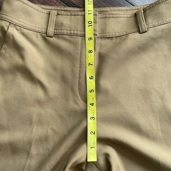 Club Monaco wide leg cropped trousers Pants Brown Women’s size 2 Business casual - Picture 6 of 10